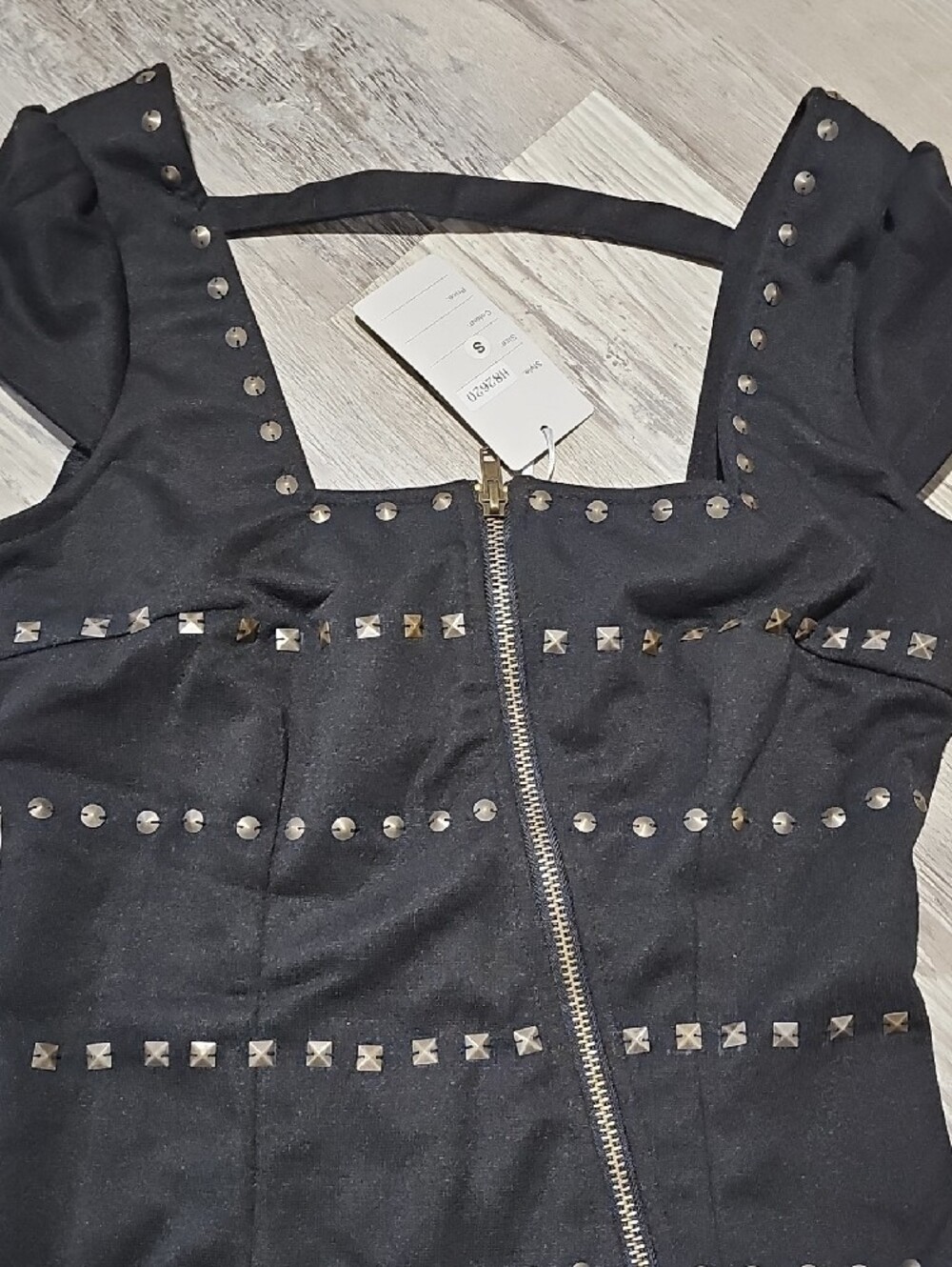 Lucy Paris Studded Bodycon Mini Dress – Women’s Small NWT - Picture 3 of 8